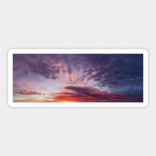 Beautiful colors sunset clouds Sticker